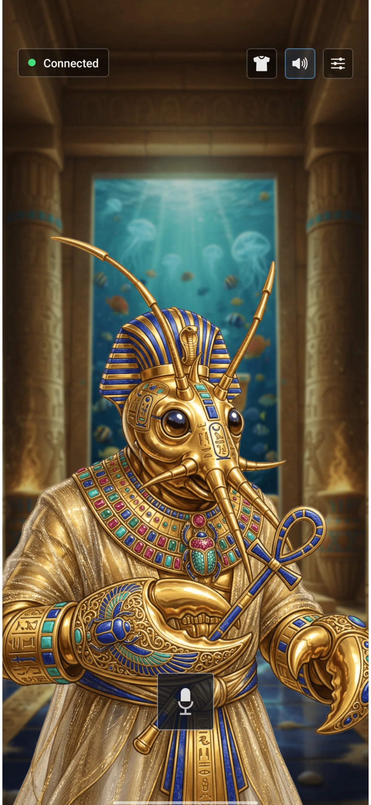 Claw To Talk iOS screenshot showing app settings